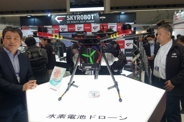 SKY ROBOT所開發之燃料電池無人機