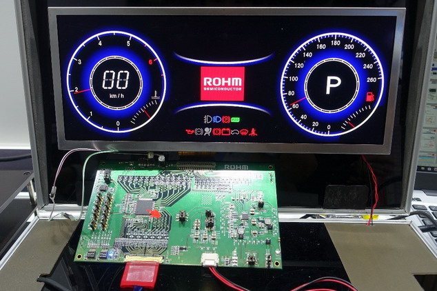 ROHM所開發之高精細液晶面板用機能安全導入車載晶片組