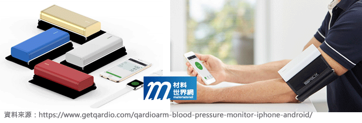 圖五、Qardio QardioArm無線血壓產品