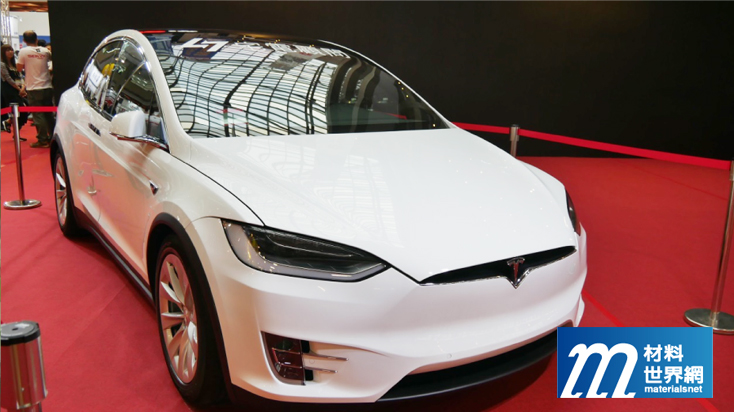 圖四、孚海國際展出Tesla Model X，0~100公里的加速僅需3.1秒
