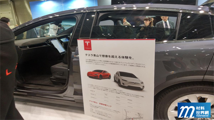 圖十七、Tesla在本次展會呈現Model X車型