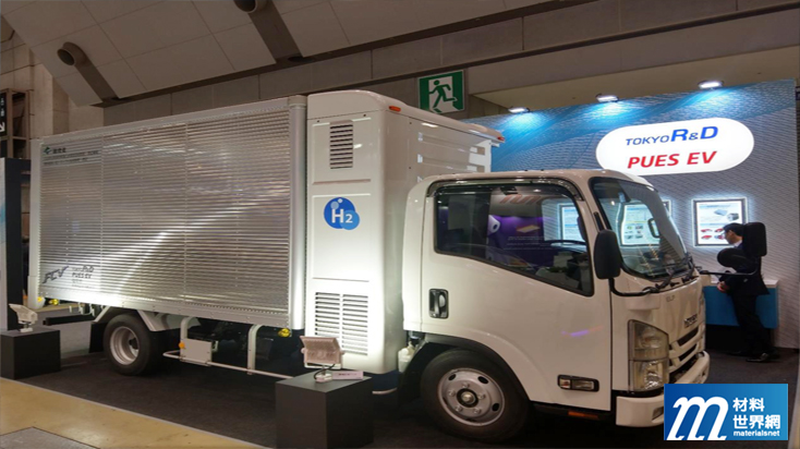 圖十九、Tokyo R&D PUES EV株式會社展出之燃料電池貨車
