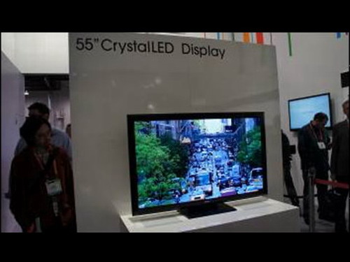 Sony的55吋 Crystal LED TV併了600多萬顆 micro LED