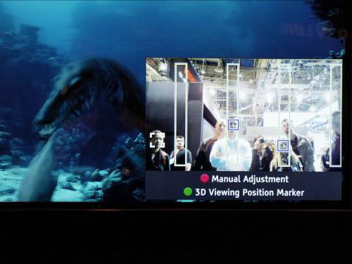 Toshiba展出55吋的4K Non-Glasses 3D TV