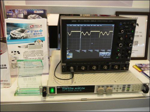 獲得本次產品創新銀牌獎之可程式設計電源供應器，能迅速瞭解被測產品是否能通過啟動暫態電壓、電氣負荷等國際標準