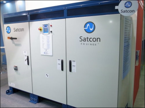 翰可國際展示之Satcon Equinox 500KW供電系統