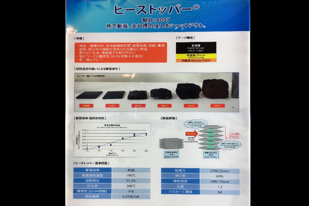 KGK的斷熱石墨膠帶特性