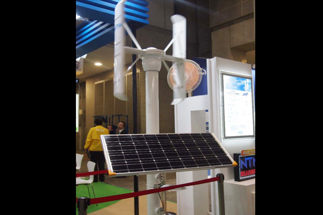 NTN推出的風力結合太陽能的獨立電源型Hybrid Street Light