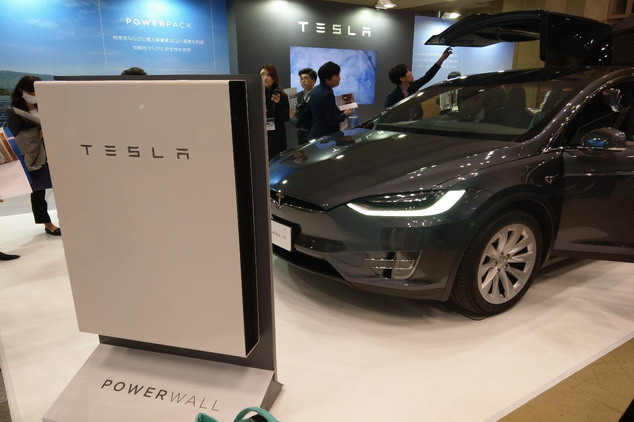 TESLA在本次展會呈現Powerpack儲能產品