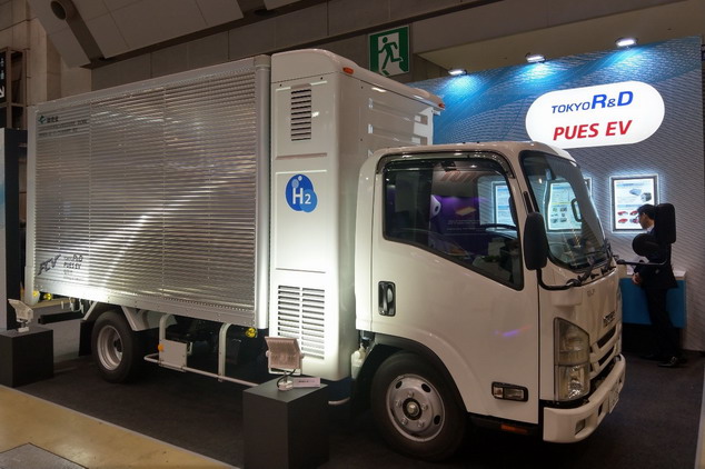 TOKYO R&D PUES EV株式會社展出之燃料電池貨車