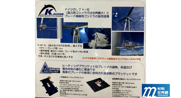 圖十四、Kaeufer創新風力機葉片及塔架接近系統，無須大型起重機即可完成重建吊掛