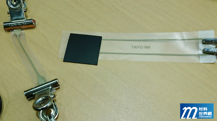 圖四、TAIYO INK導電銀膠產品線路形貌