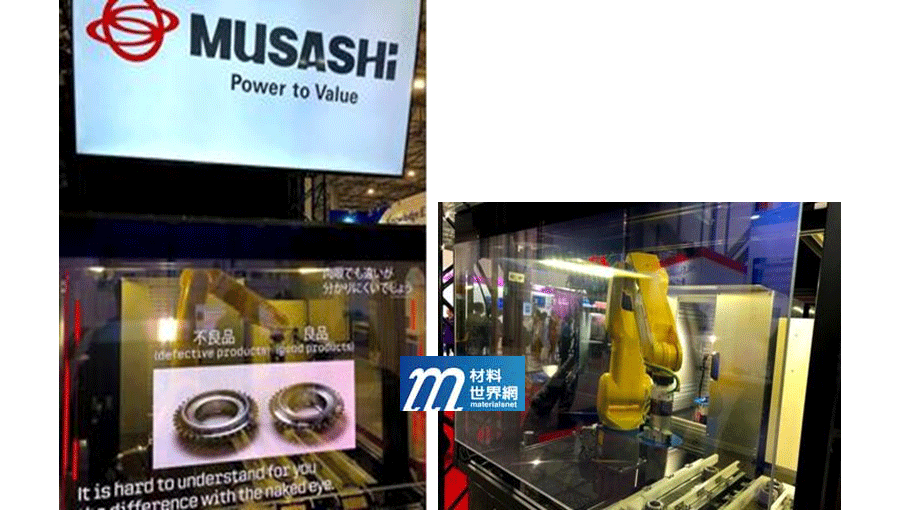 圖八、MUSASHi公司的瑕疵品檢測技術瑕疵品檢測的自動化方案