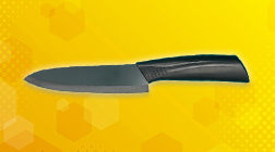 陶瓷料理刀 (黑色刀刃)